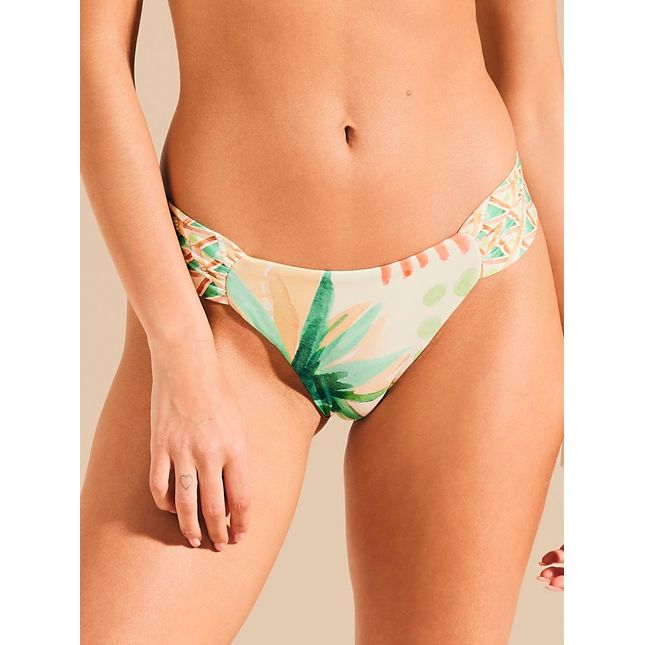 Calça Biquini Lateral Drapeada Rota das Palmeiras BQ1763CL