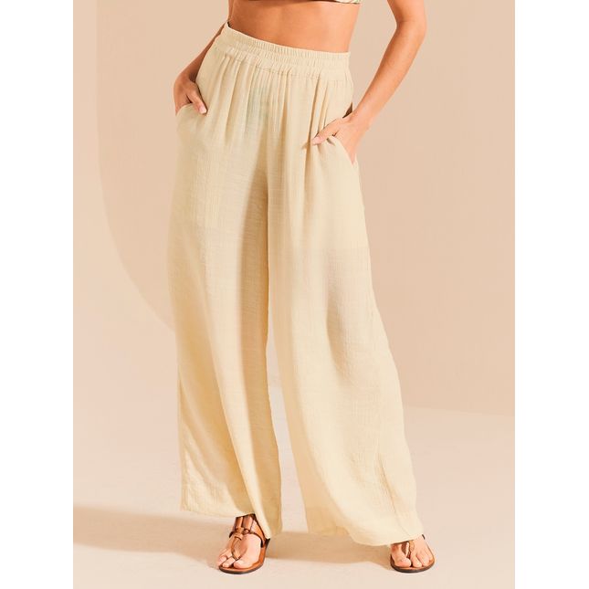 Calça Pantalona Gaze Rota das Palmeiras  SP1770BQ