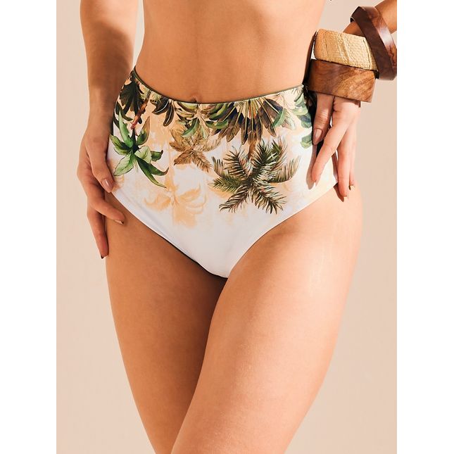 Calça Biquini Hot Pant Dupla Face Isla Blanca BQ1691CL
