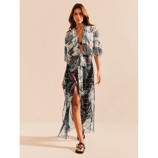 Kaftan Longo Tule Eclipse SP1903BQ