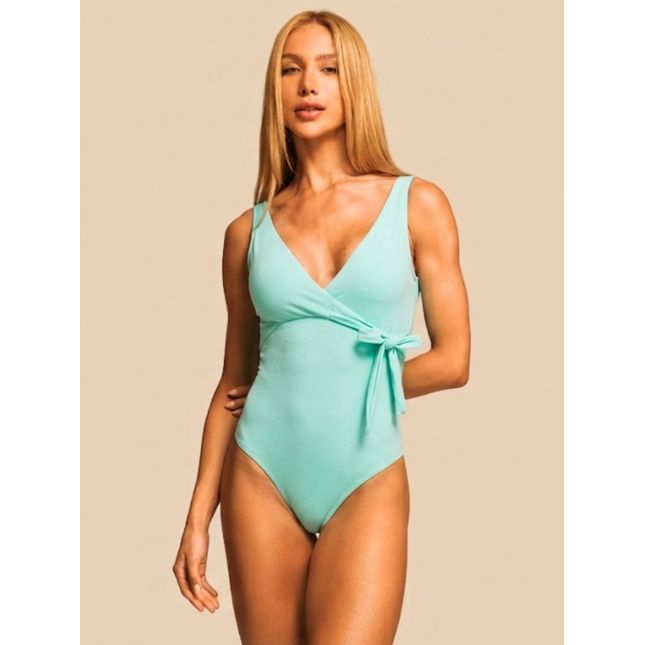 Maiô Básico Transpasse BB3006MA Azul Caribe