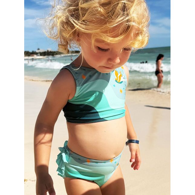 Top e Calcinha Biquini Infantil Playa Lagun SU2030BK