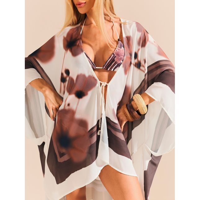 Kimono Sem Manga Pétalas ao Vento SP2028BQ